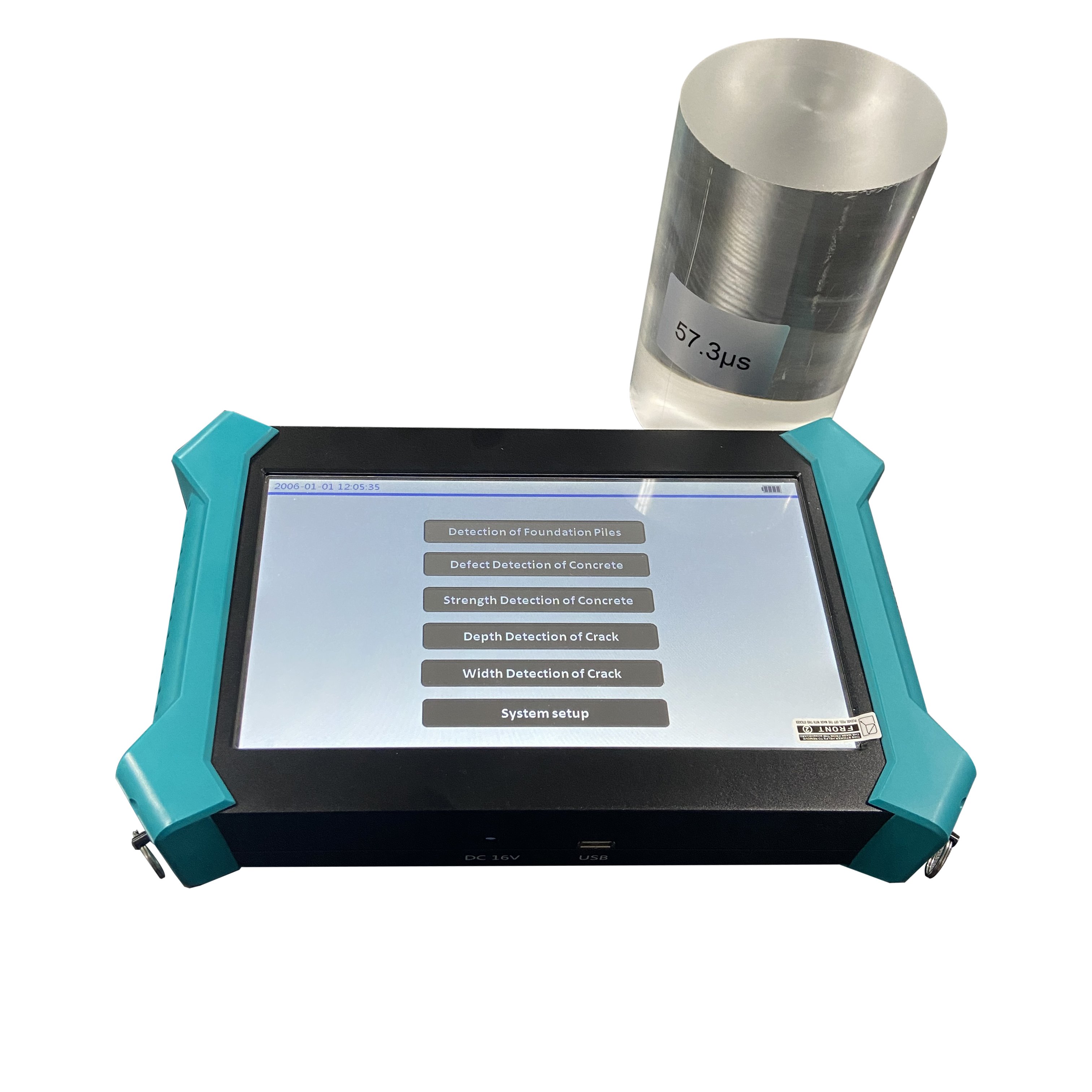 Non Metallic Ultrasonic Detector Ultrasonic Pulse Velocity Tester Detector