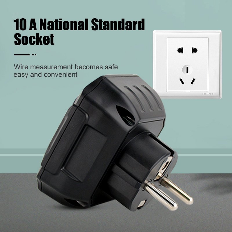 Digital Display Socket Detector Portable Circuit Polarity Voltage Tester Wall Plug Breaker Finder EU Socket Tester With RCD Test