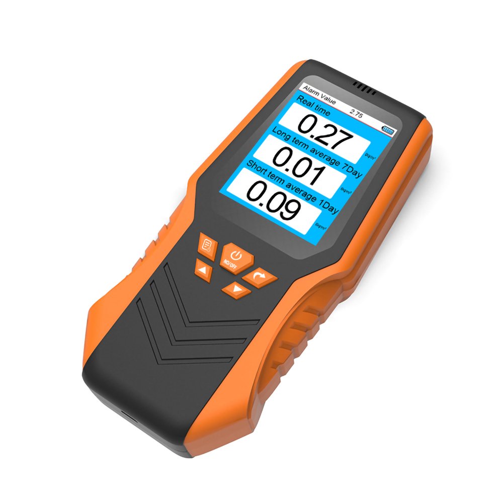 Radon Detector Function Operation Handheld Rechargeable 1 Year Gas Analyzers Product Radon Real Time