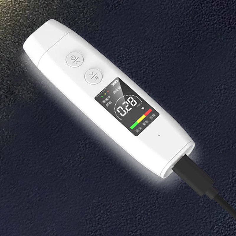 G5 Portable alcohol detector drunk driving tester Breathalyzer alcohol detector with BT APP