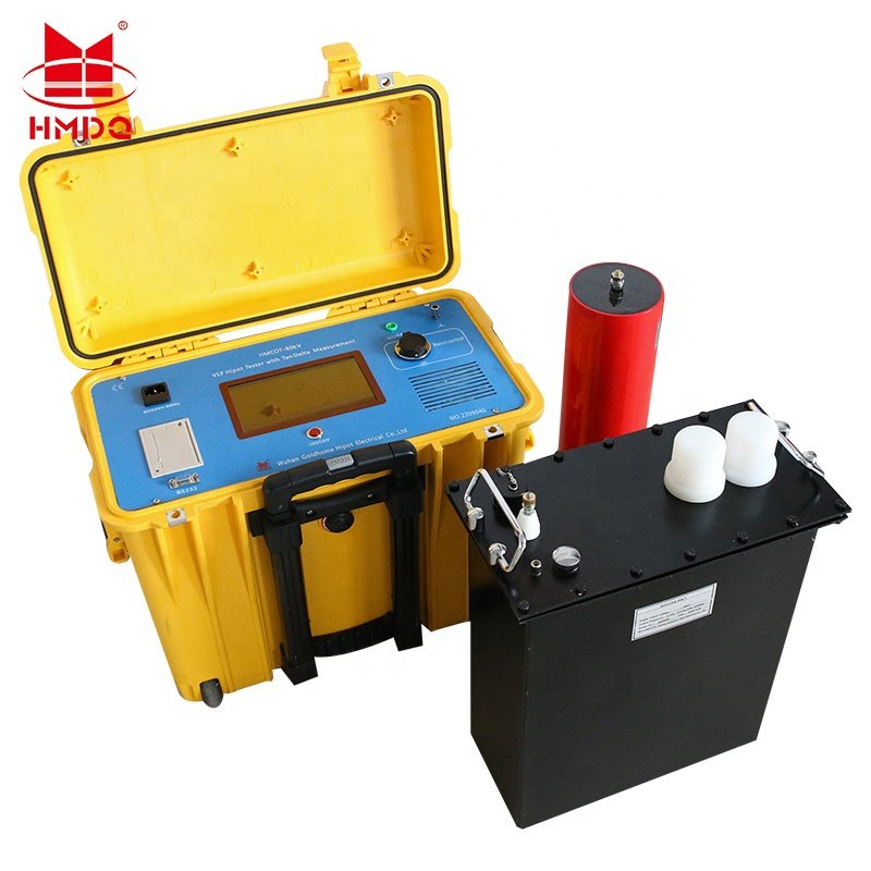 New Design VLF Hipot tester With Tan Delta Measurement 40kV/60kV/80kV Vlf High Voltage Generator Cable Testing Equipment