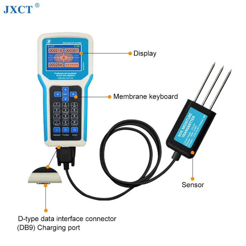 Soil PH Tester Acidity Meter High-speed Detector Soil Nutrient Sensor Agriculture