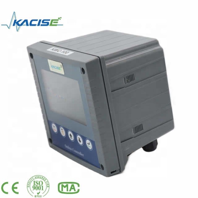 On-line controllers that automatically identify different optical sensors are used to acquire and transmit various parameters