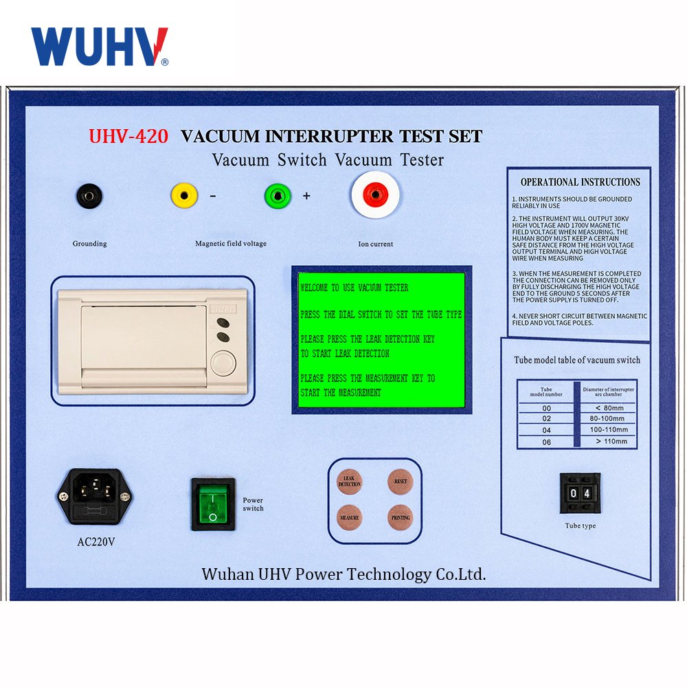 G UHV-420 High Voltage Switch Vacuum Measuring Instrument Vacuum detector Vacuum Switch tester