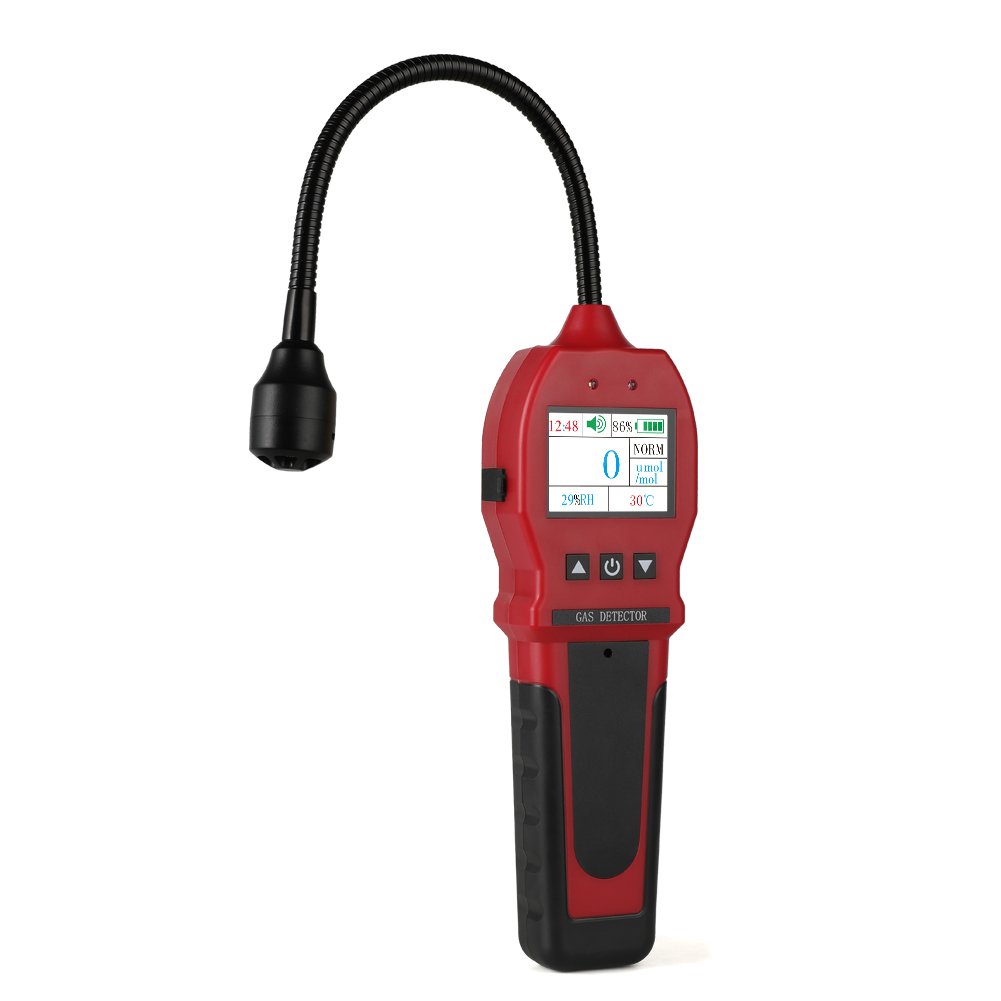high sensitive Portable gas leak detector Handheld gas leak detector with gooseneck