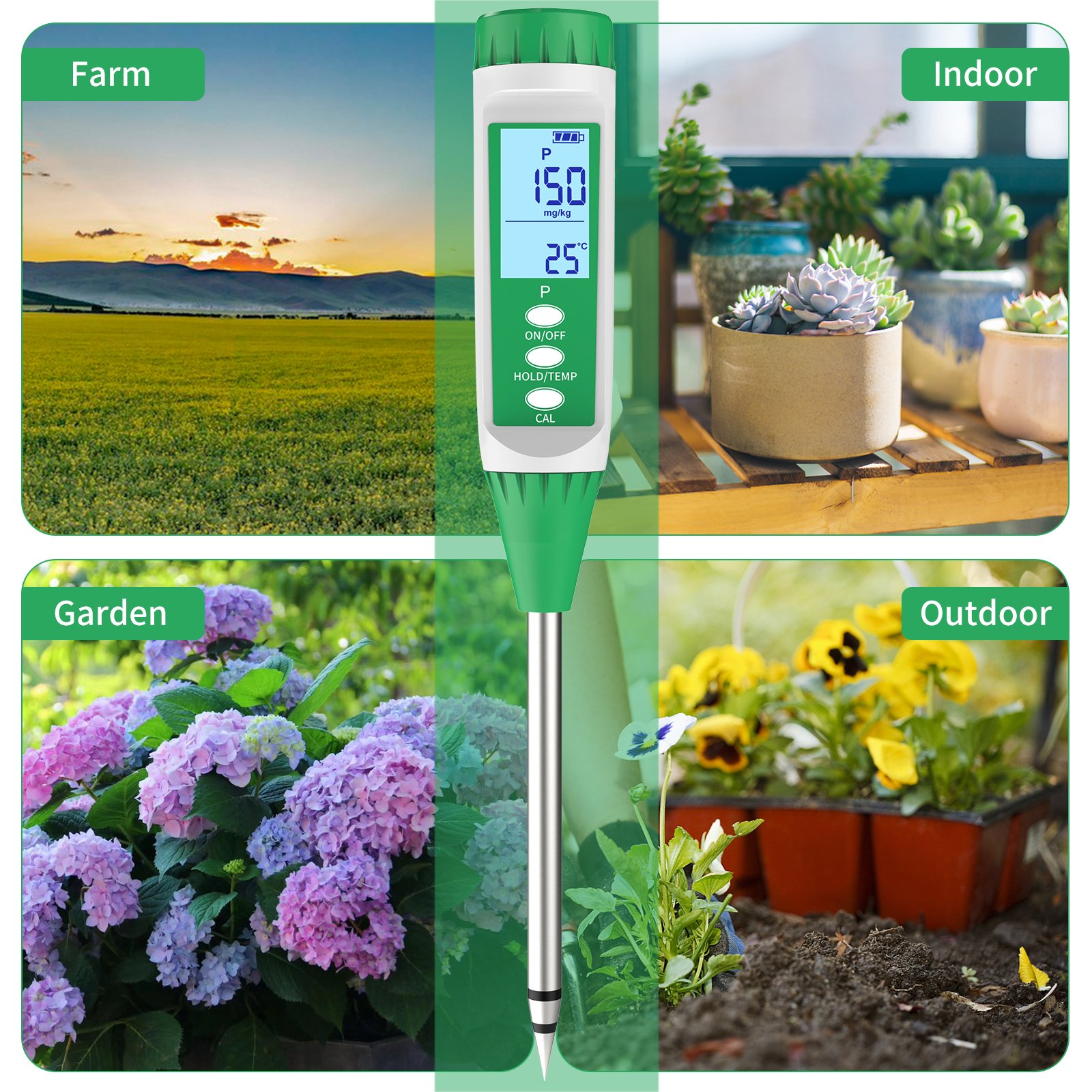 Orchard Agriculture Professional Soil Phosphorus NPK Sensor Quick Phosphorus Tester soil fertility tester for farm