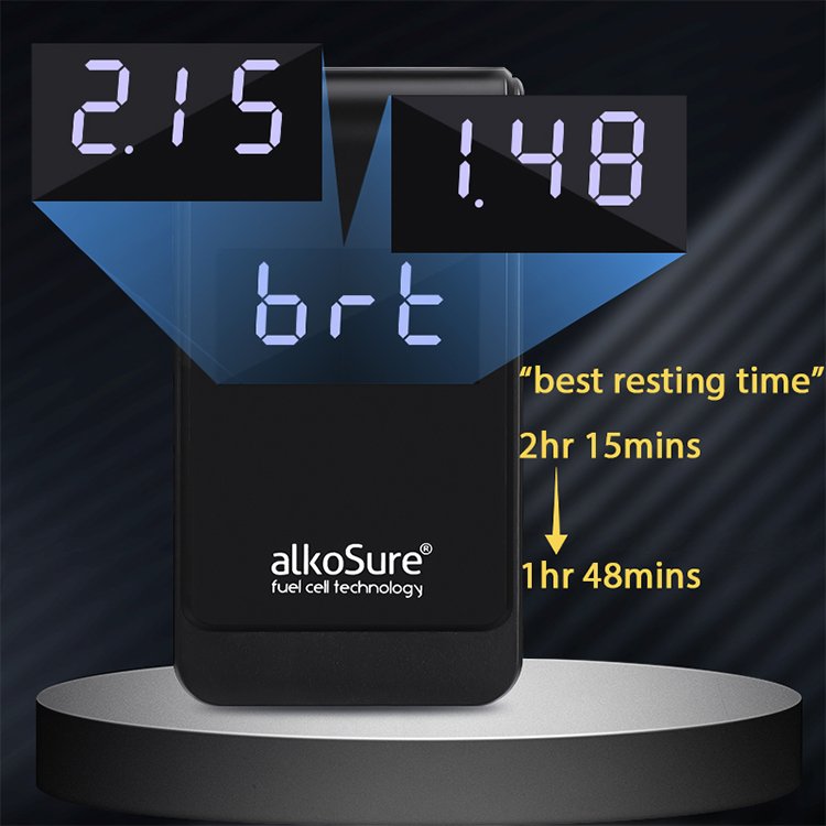 2024 Brand New Electrochemical Alcohol Tester with PREDICTIVE SOBRIETY TIMER
