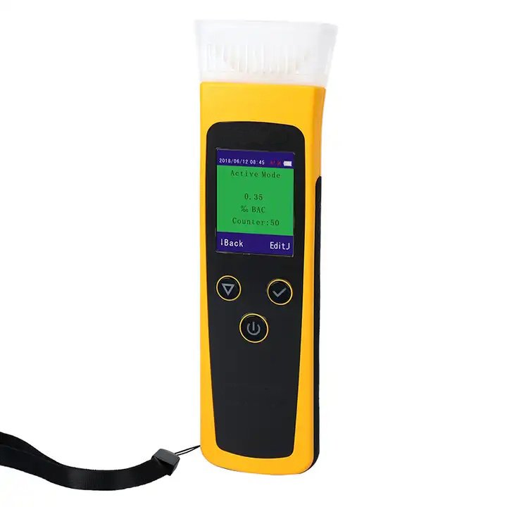 Professional Breath Alcohol Tester Breathalyzer Alcohol Tester Alcohol Checker Electrochemical Fuel cell sensor printer