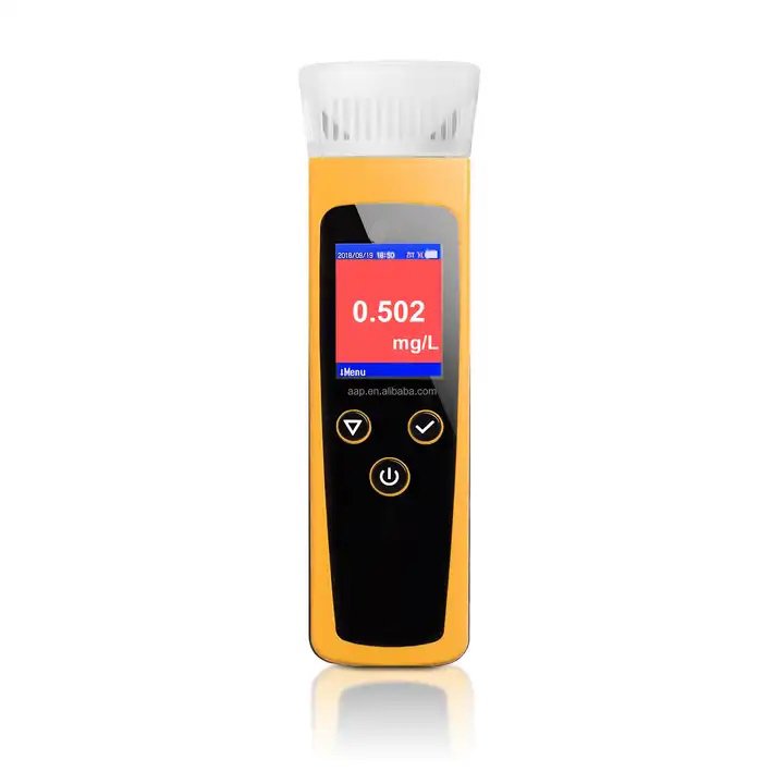 Professional Breath Alcohol Tester Breathalyzer Alcohol Tester Alcohol Checker Electrochemical Fuel cell sensor printer