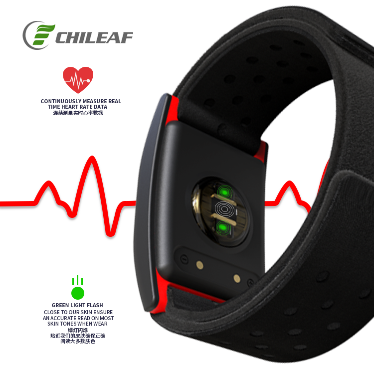 BLE& ANT+ heart rate monitor sensor armband wearable technology fitness for GYM group equipment