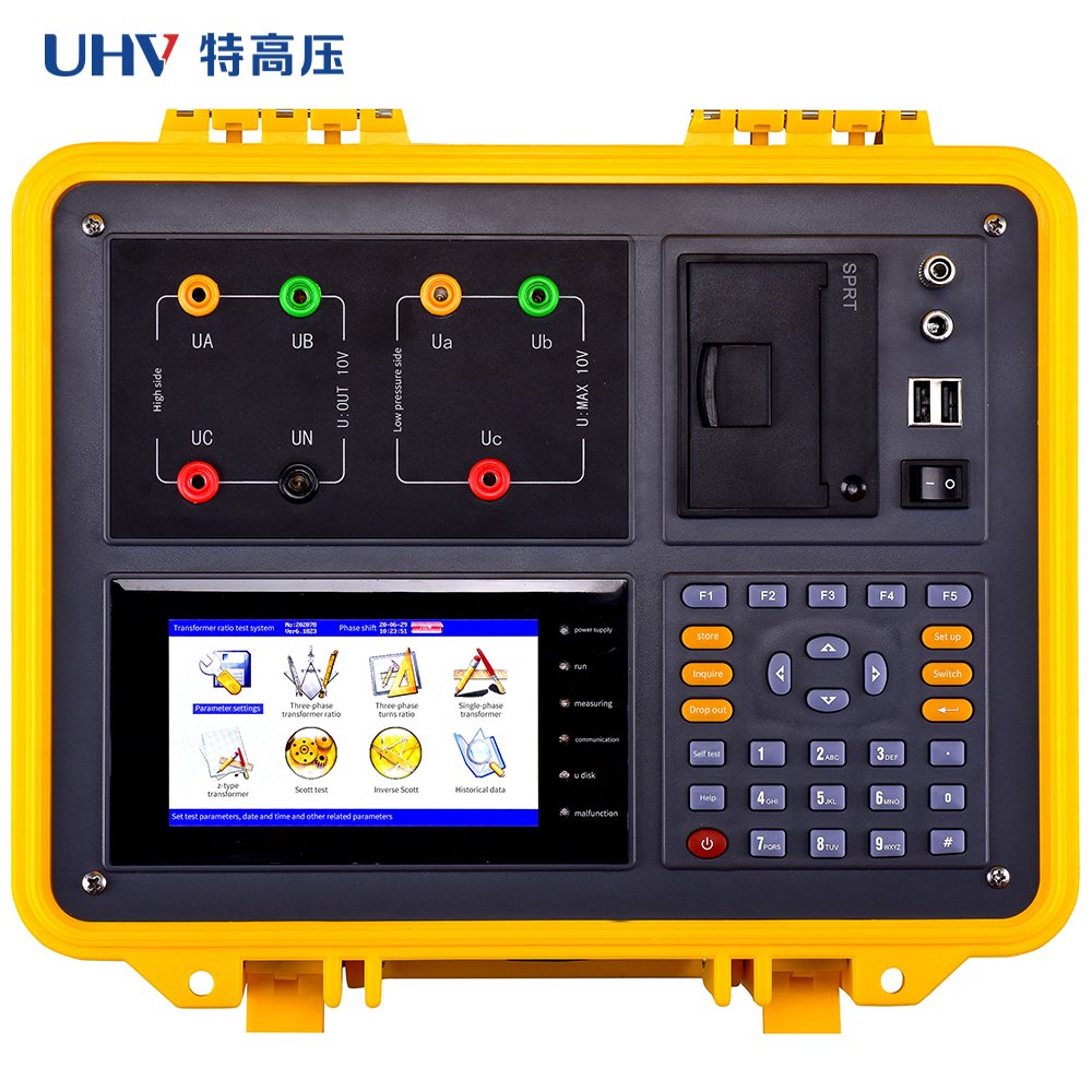 G UHV-332 Transformer Turns Ratio Tester Automatic TTR Meter Digital Ratio Group Tester Transform TTR
