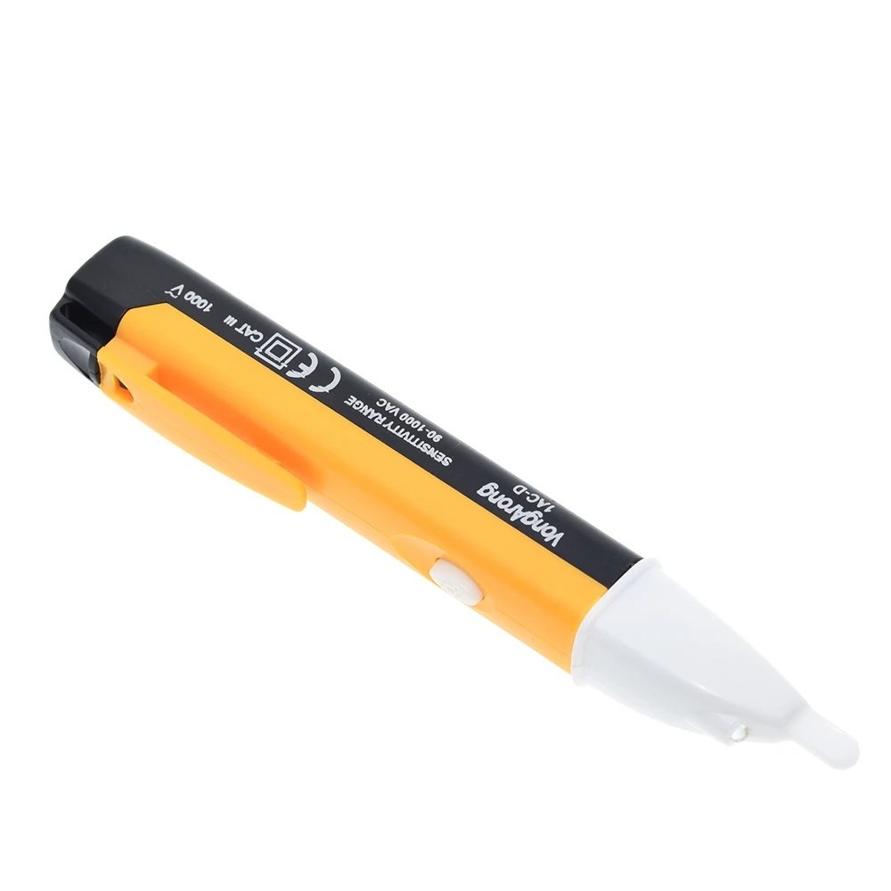 90-1000V Electric Socket Wall AC Power Outlet Voltage Alert Detector Sensor LED Tester LED Indicator Light Voltage Alert Pen