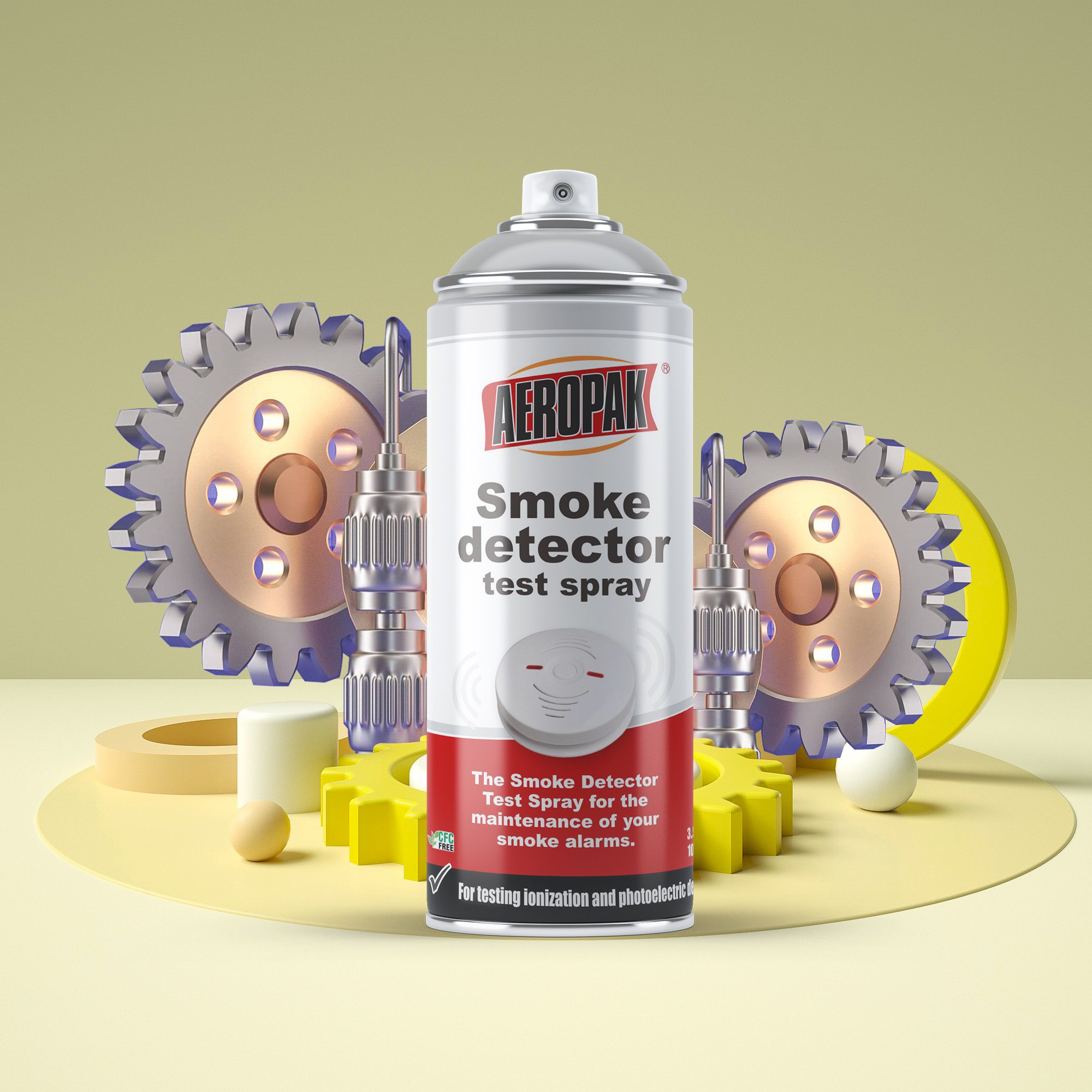 Fire Alarm Smoke Detector Tester Spray