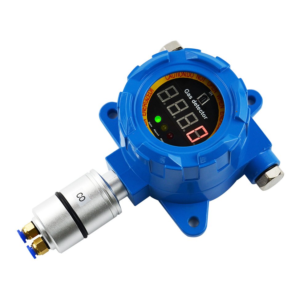 Fixed 4-20mA Oxygen Online Monitoring O2 Gas Alarm Detector for pipeline
