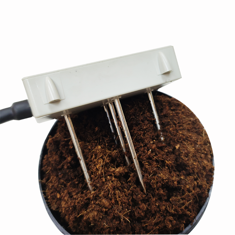 Industrial SDI12 RS485 Asbestos Coconut Bran Cultiwool Digital Soil Temperature Moisture EC Sensor