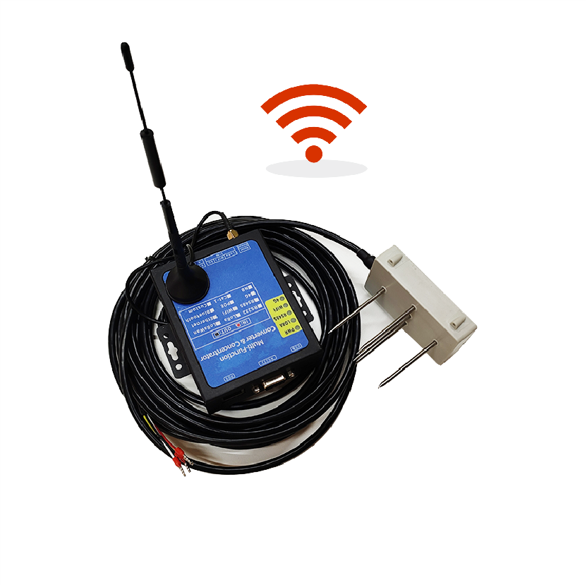 Industrial SDI12 RS485 Asbestos Coconut Bran Cultiwool Digital Soil Temperature Moisture EC Sensor