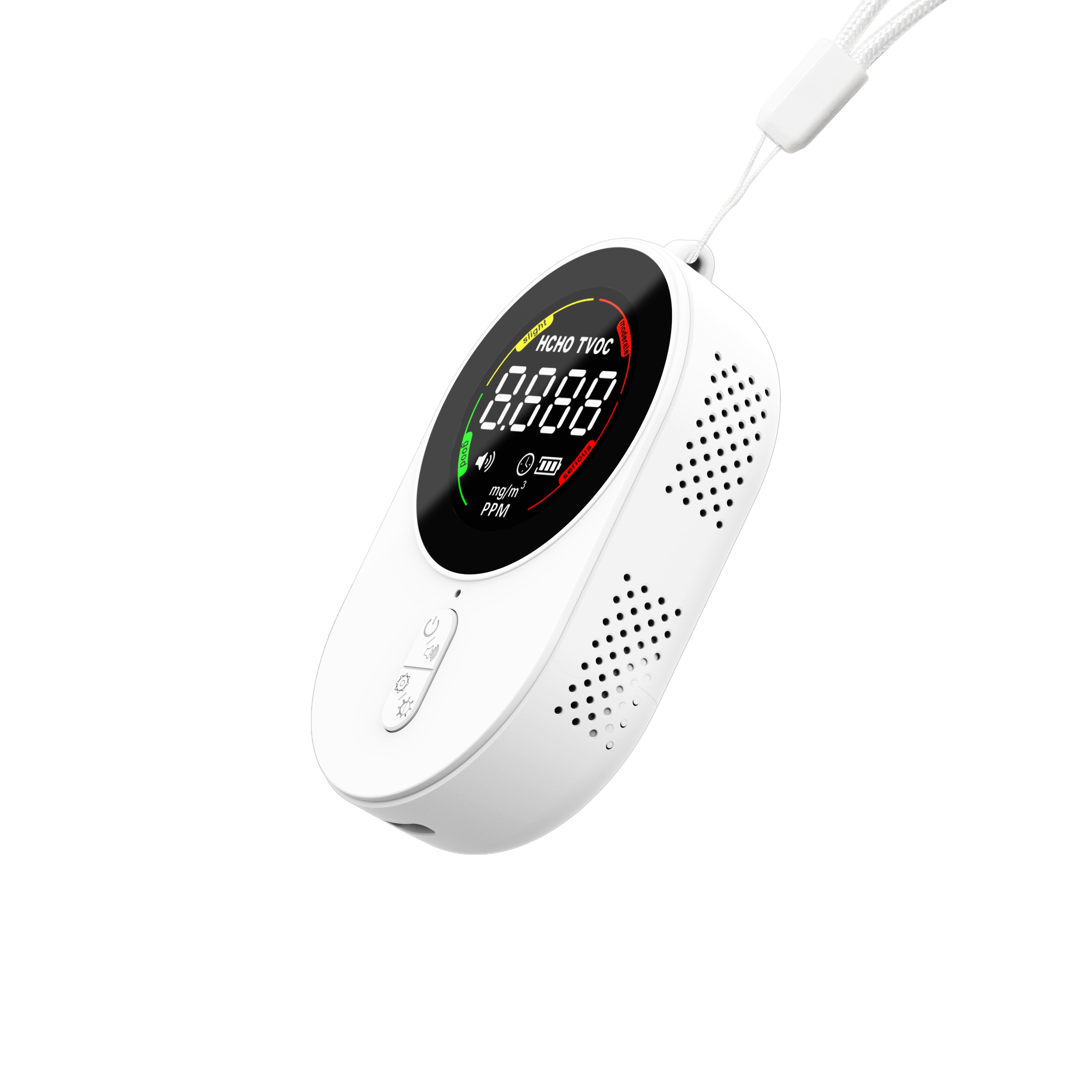 Mini Portable Electrochemical sensor HCHO TVOC Air Detector Outdoor High Precision Sensitive For Traveling Alarm Gas Monitor