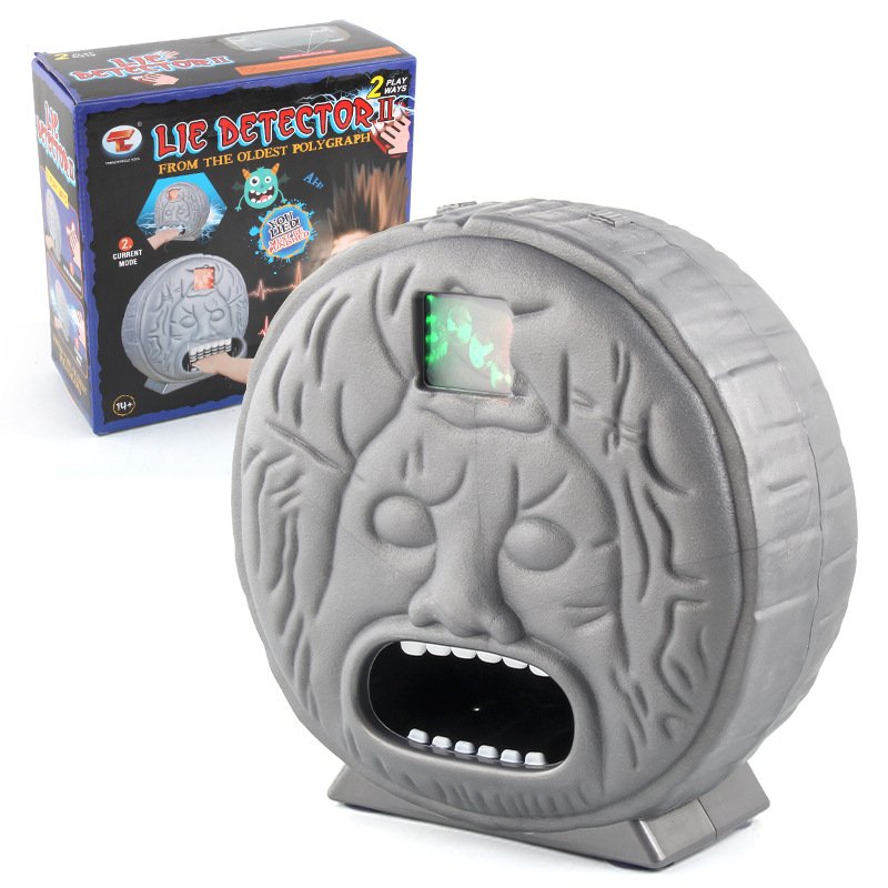 Kids Electric Novelty Handy Polygraph Shocker Lie Detector Sensor Device Machine Test Table Shock Roulette Party Game Liar Toys