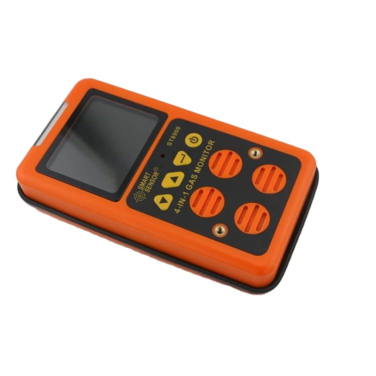 Smart Sensor ST8900 - Portable 4in1 Multi Gas Monitor O2 H2S CO LEL Gas Detector with STEL/TWA