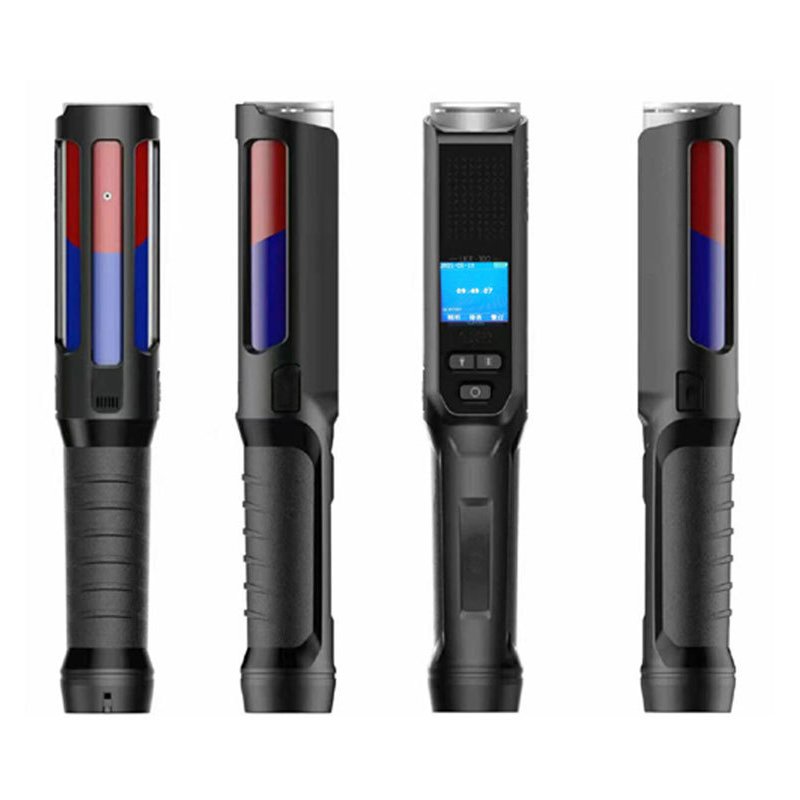 Customized high-density pump professional breath alcohol testing Stroboscopic Handheld Alkomat Alcohol Detector for safe driving