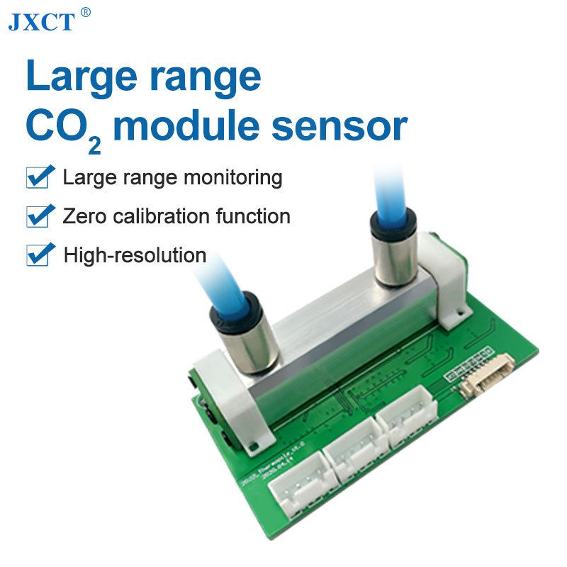 CO2 tester sensor module dual channel NDIR infrared carbon dioxide gas detection module 50000ppm CO2 sensor