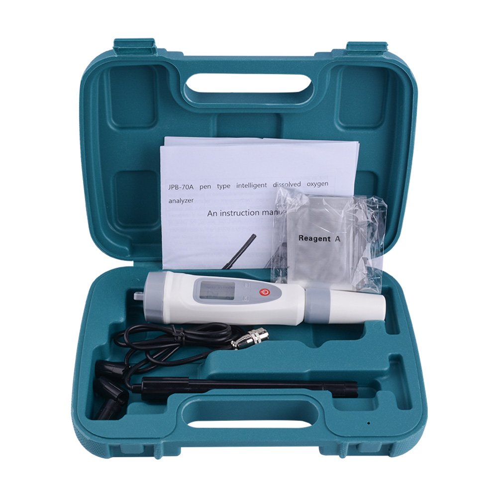 yieryi JPB-70A Portable Digital Pen Dissolved Oxygen Meter Water Quality Tester Dissolved Oxygen Detector Test Range 0-20 mg/l