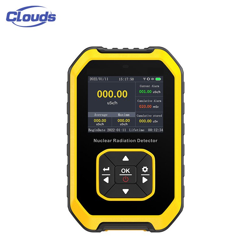 Clouds Professional Marble Radioactive Ray Ionizing Nuclear Radiation detector Industrial Dosimeter Geiger Counter Alarm