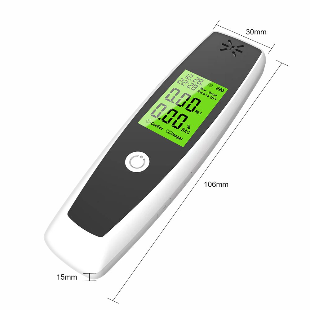 Gas Monitor Drunk Driving Detection Factory Direct Sales Alcohol Detector Inflatable Alcohol Tester Portable Alcohol Analyzer