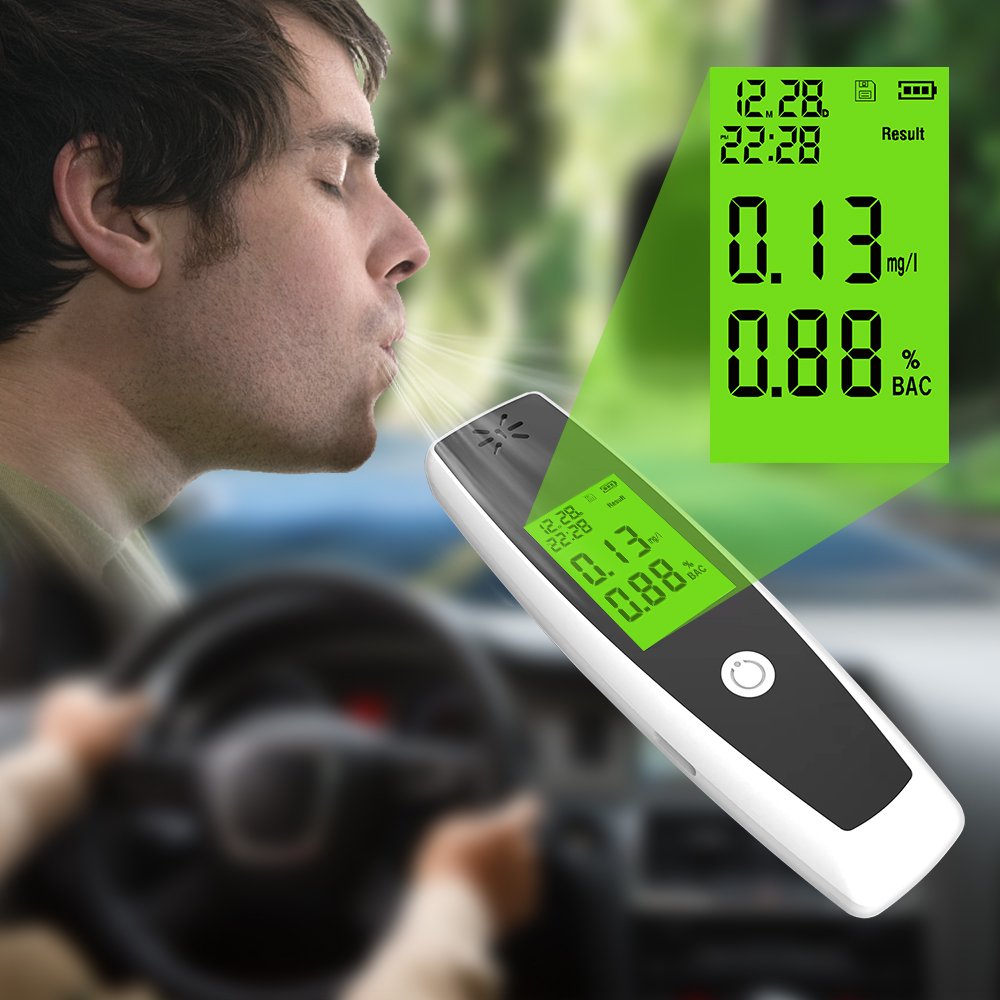 Gas Monitor Drunk Driving Detection Factory Direct Sales Alcohol Detector Inflatable Alcohol Tester Portable Alcohol Analyzer