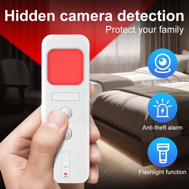 Camera Detector Anti Spy Detector Anti-Sneak Photography Anti-Monitoring Intelligent Alarm Infrared Camera Detector