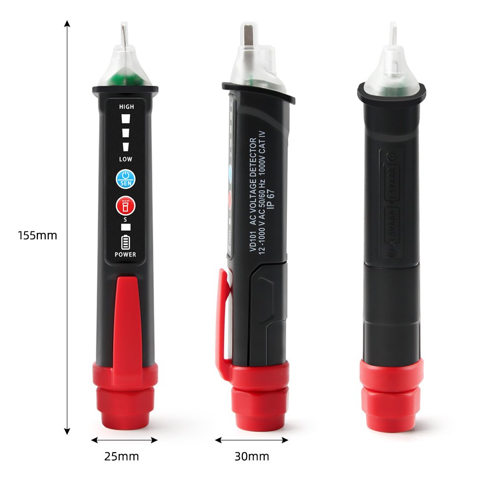 Handheld Digital Tester Pen Non Contact AC Voltage Detector Pen Circuit Tester