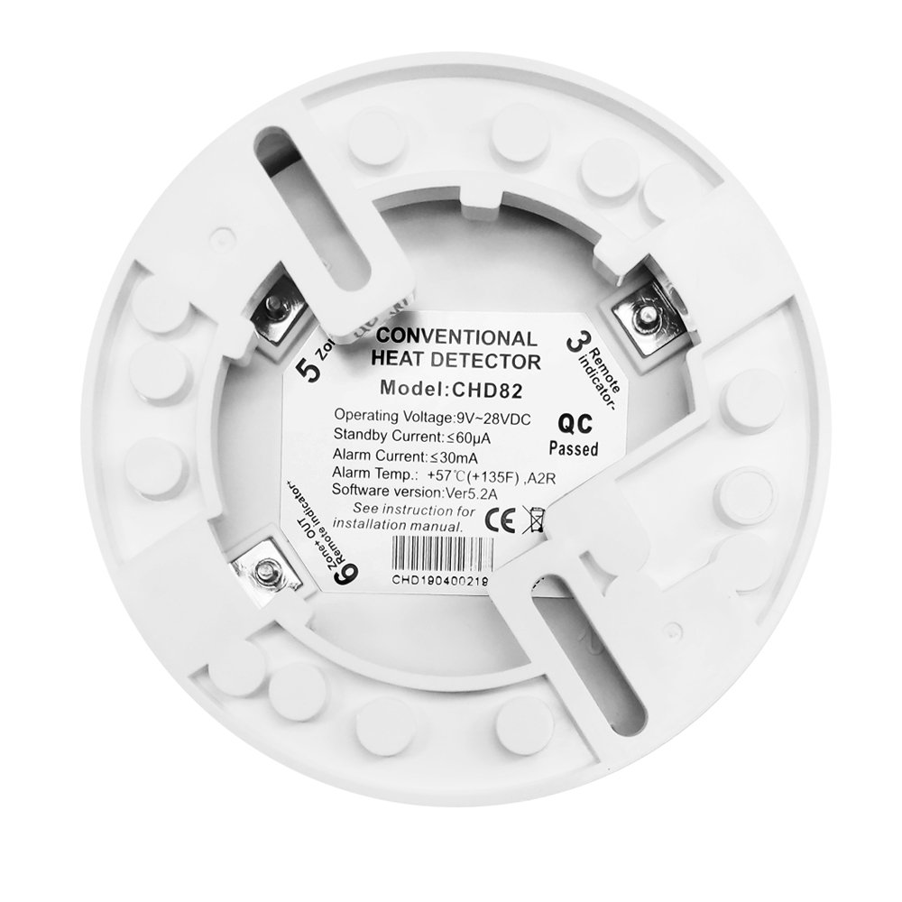 High Quality 12V -24V DC Conventional Photoelectric Heat Alarm Detector For Fire Alarm System