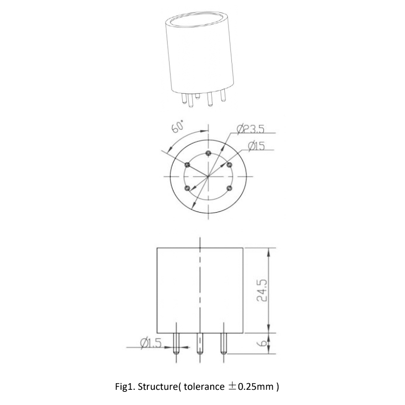 Electrochemical Detection Module Portable And Fixed Gas detector ZE03-02 Various Detection Equipment Occasion