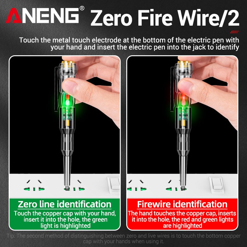 ANENG B11 voltage detector test Pen Induced Electric Screwdriver Probe Zero Live Wire Detection Sensor household tester