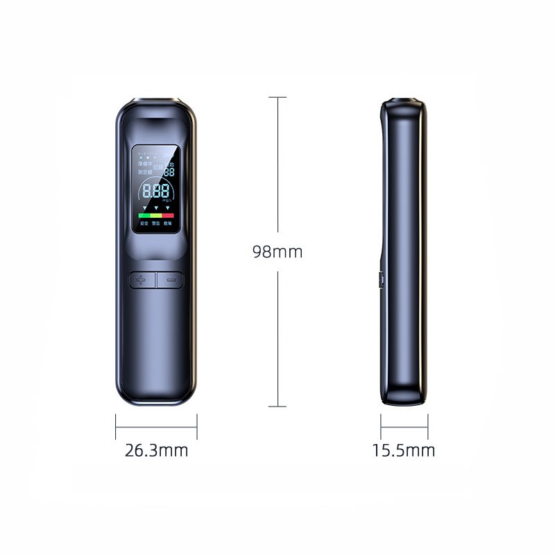 High Sensitivity Breathalyzer Alcohol Tester High Precision Mini Alcohol Detector