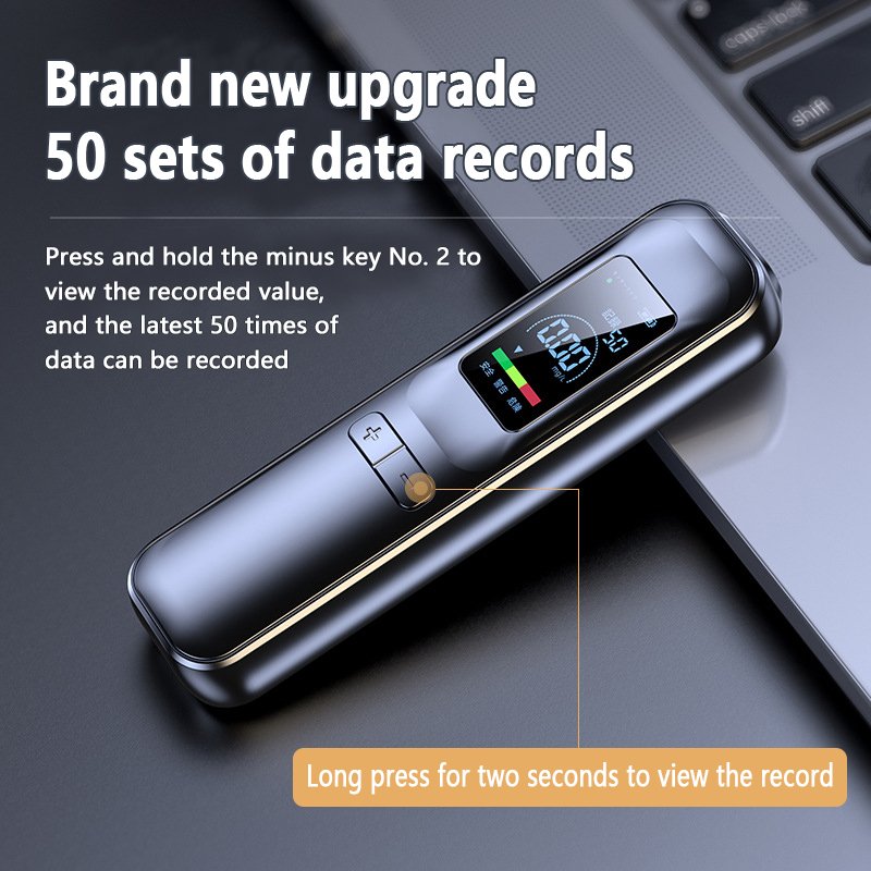 High Sensitivity Breathalyzer Alcohol Tester High Precision Mini Alcohol Detector