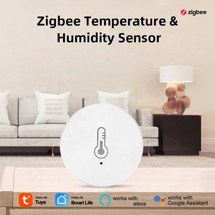 OEM ODM Tuya Zigbee Smart Home Alarm Thermometer Hygrometer meter Indoor wireless air temperature and humidity monitor sensor