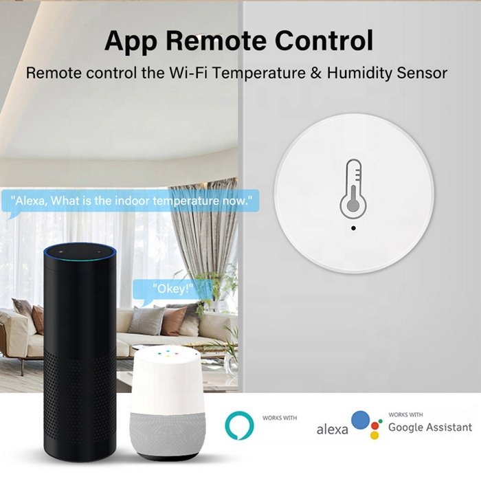 OEM ODM Tuya Zigbee Smart Home Alarm Thermometer Hygrometer meter Indoor wireless air temperature and humidity monitor sensor