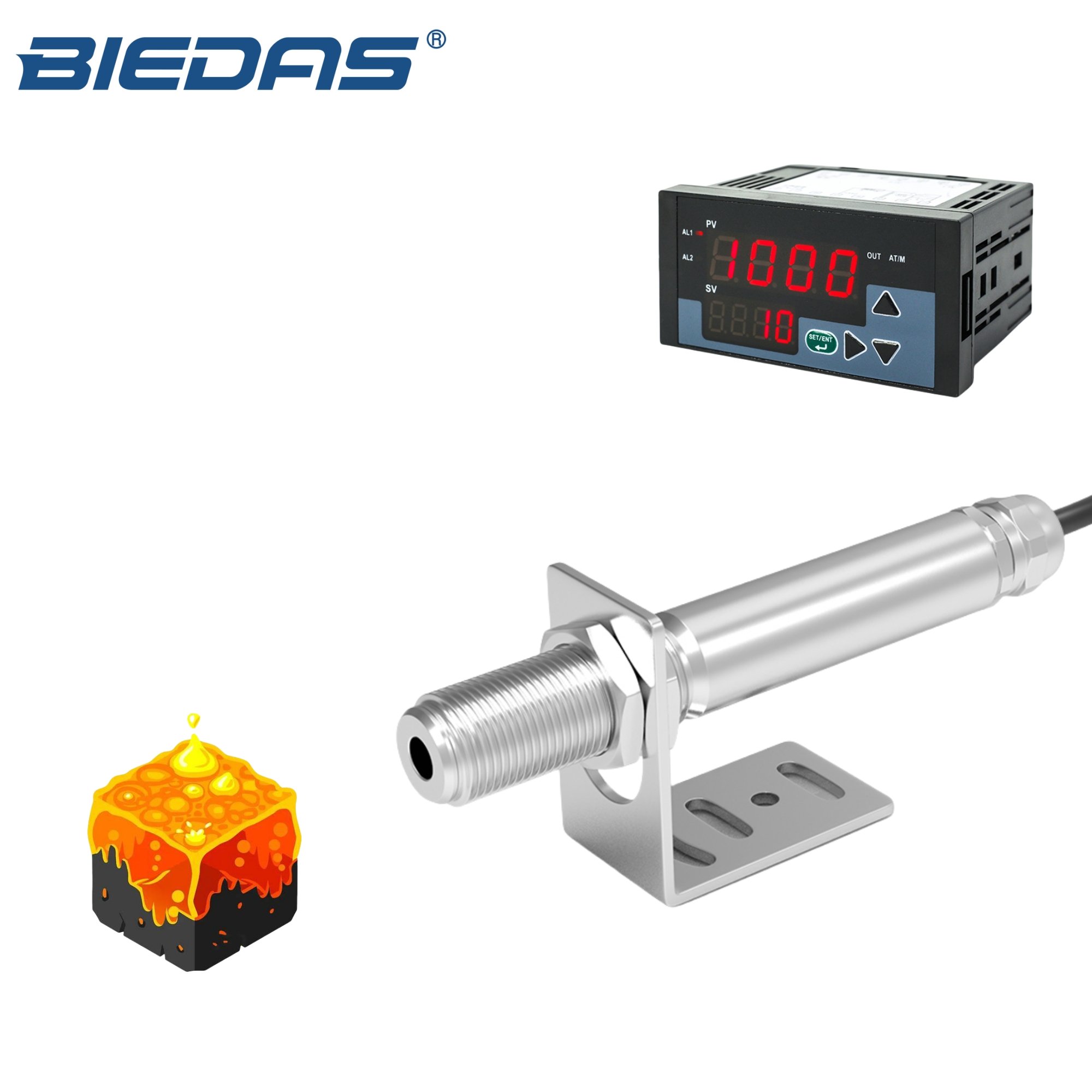 BYD70AC 0~700℃ Factory sales AIinfrared Temperature Sensor Product Type Testing Equipment