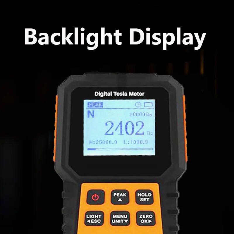 Hot Sale digital meter magnetic detector magnetic field tester magnetic meter level 5 accuracy