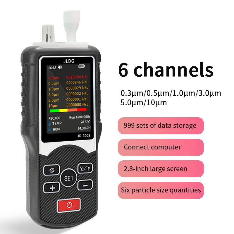 Professionally JD-3003 Air monitor PM2.5 Detector cleanroom detection