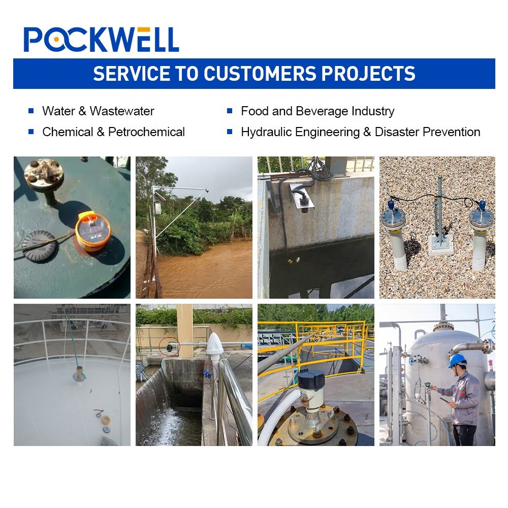 Submersible Industrial Liquid Water Level Sensor Transmitter 100M Depth Level Measuring Instruments For Water Tank Diesel