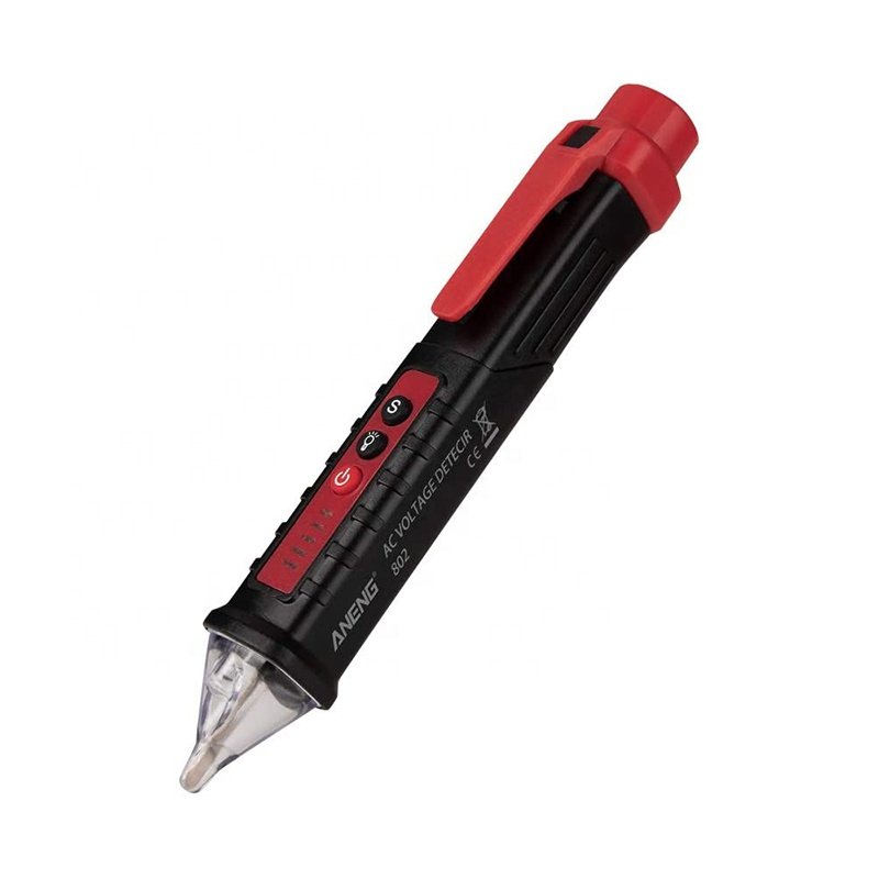 Non-contact AC Voltage Detector Meter 12V-1000v Pen Electric Indicator LED Outlet Voltage Dectetor Sensor Wit Tester