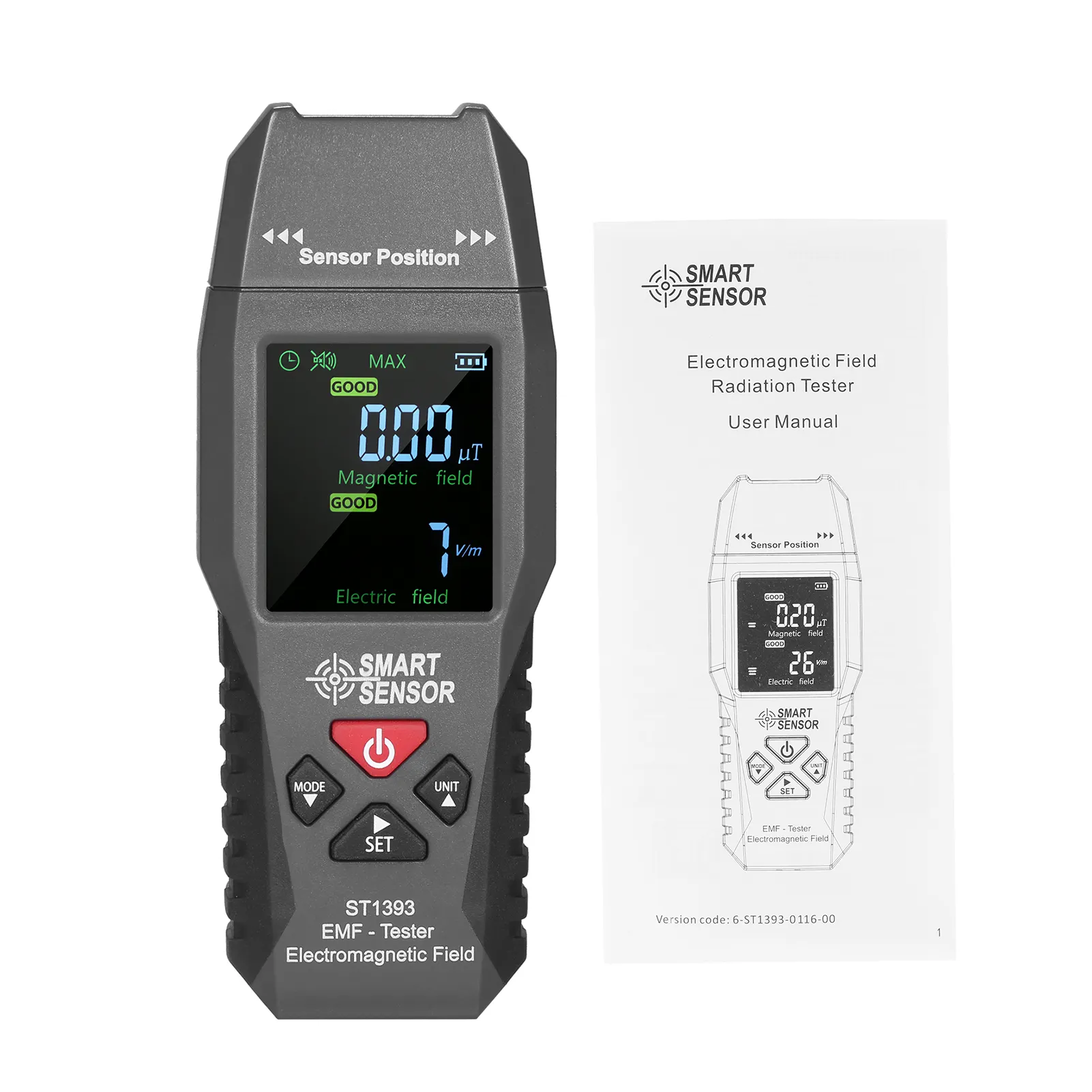 ST1393 Professional Electromagnetic Radiation Detector Digital liquid Crystal Electromagnetic Field Radiation Tester