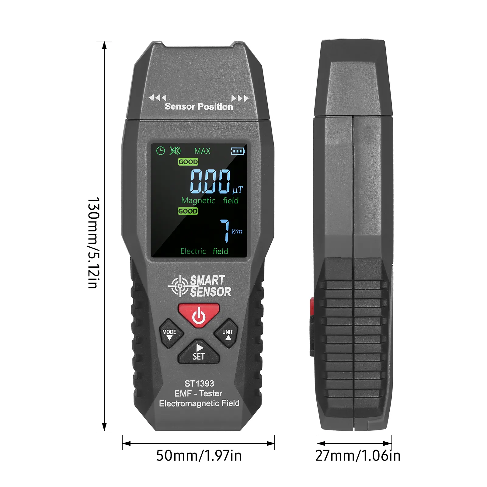 ST1393 Professional Electromagnetic Radiation Detector Digital liquid Crystal Electromagnetic Field Radiation Tester