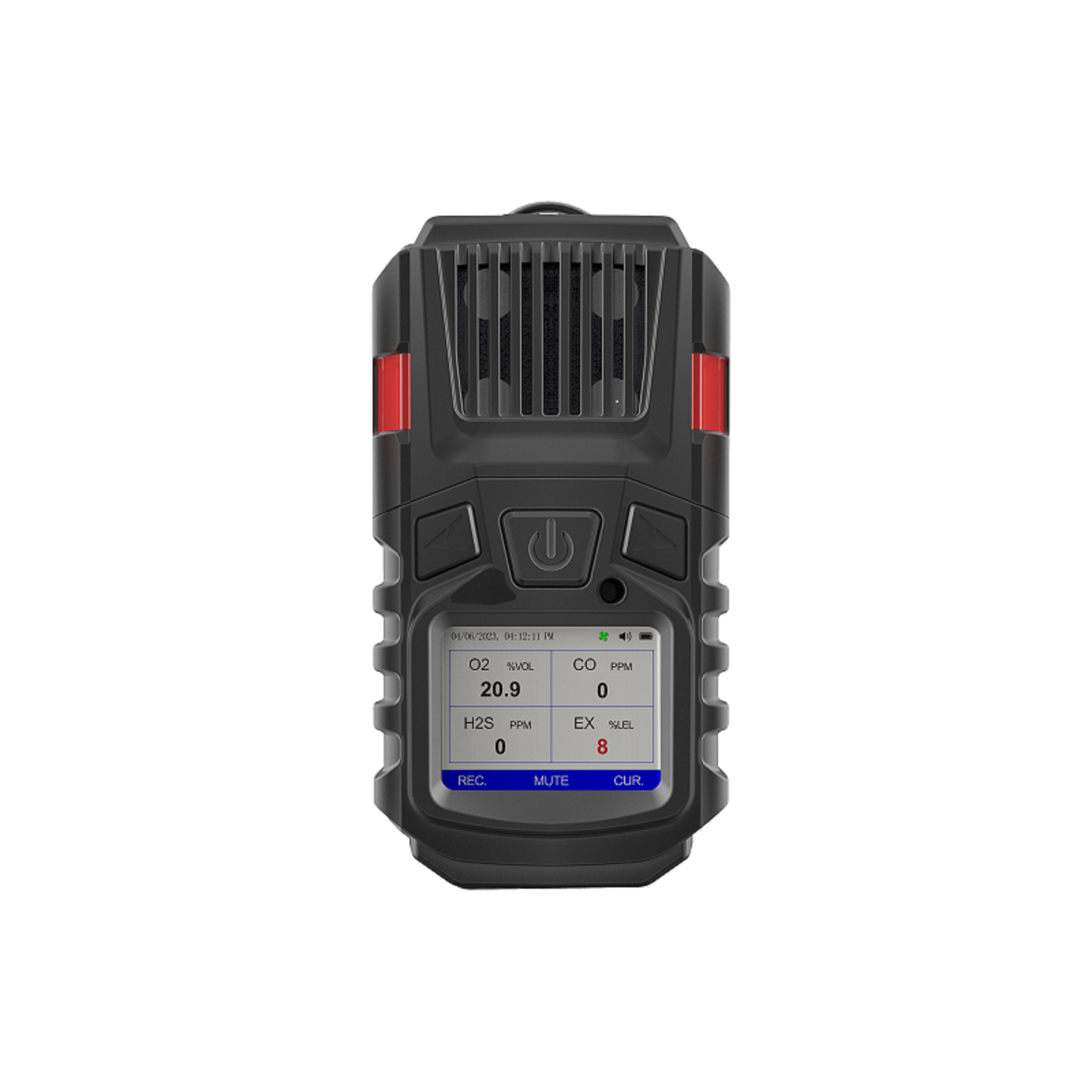 Portable EX H2S CO O2 Pump Gas Analyzer Handheld Multi Gas Leak Alarm Detector With LCD