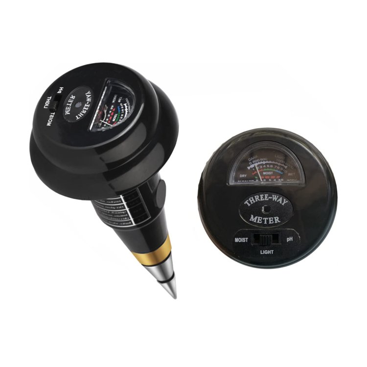 Soil Moisture PH Meter 2 in 1 Moisture Analyzer Acidity Tester Metal Probe Detector Monitor for Planting Garden Measurement Tool