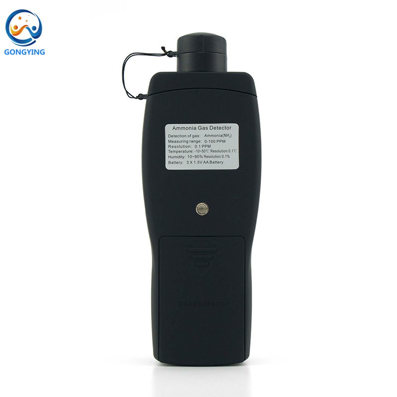 Smart Sensor Handheld Ammonia Gas NH3 Detector Meter Tester Monitor Range 0-100PPM Sound Light Alarm Gas Analyzers AR8500