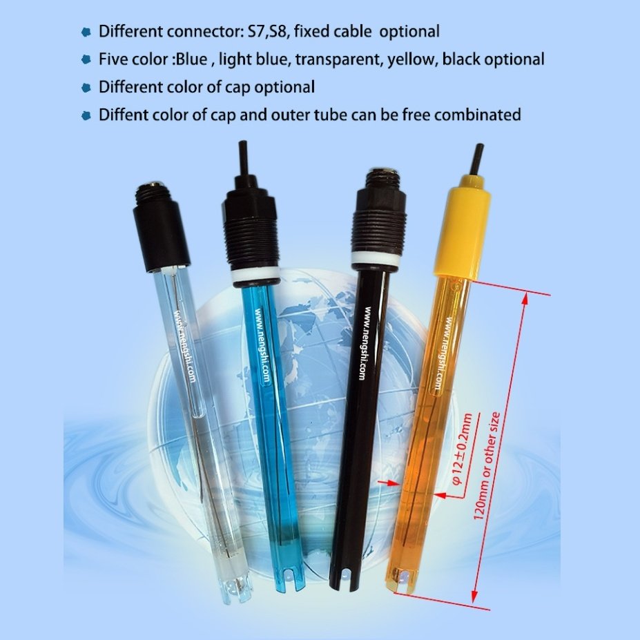 PureWater pH meter refillable classic probe online for laboratory 2-in-1 General sensor electrode