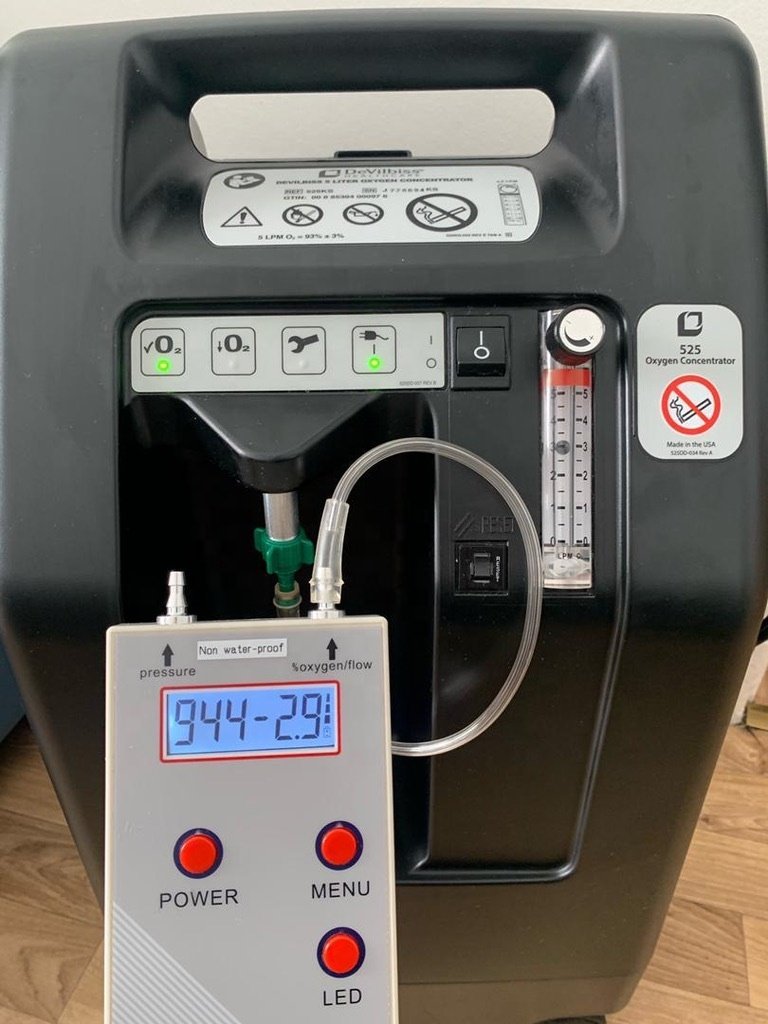RP-01 Winpower Handheld ultrasonic oxygen analyzer for PSA Oxygen concentrator Detect purity,flow,and pressure oxygen detector